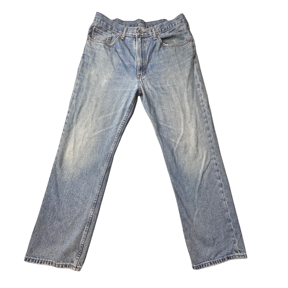 Levi's 516 Jeans Mens 38x30 (36x28) Blue Straight Leg Medium Wash Denim Cotton